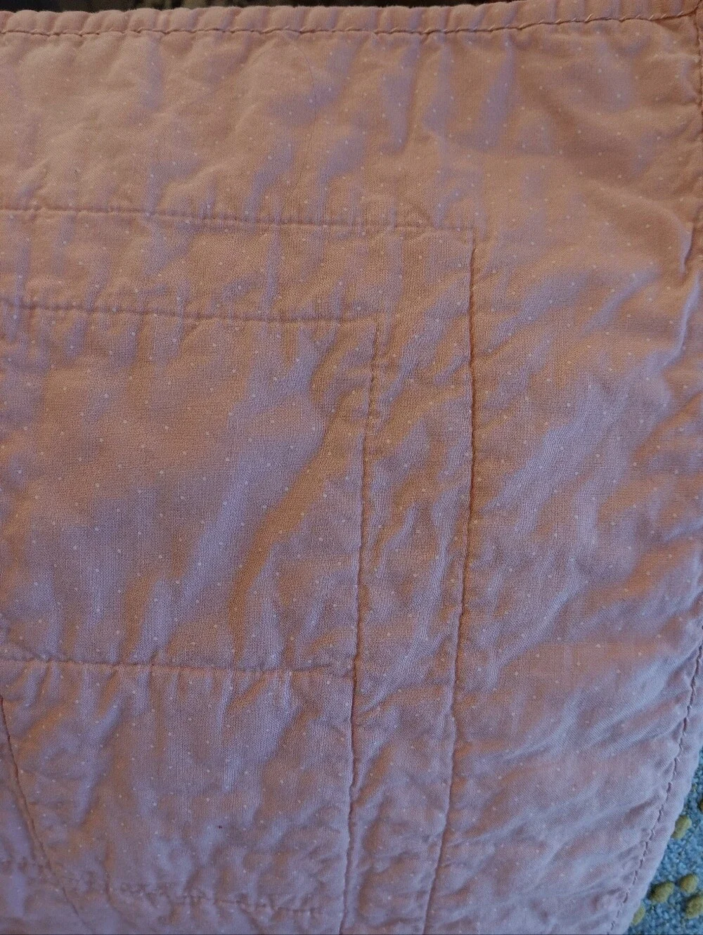 Homemade 44 X 34 Baby Girl Quilt